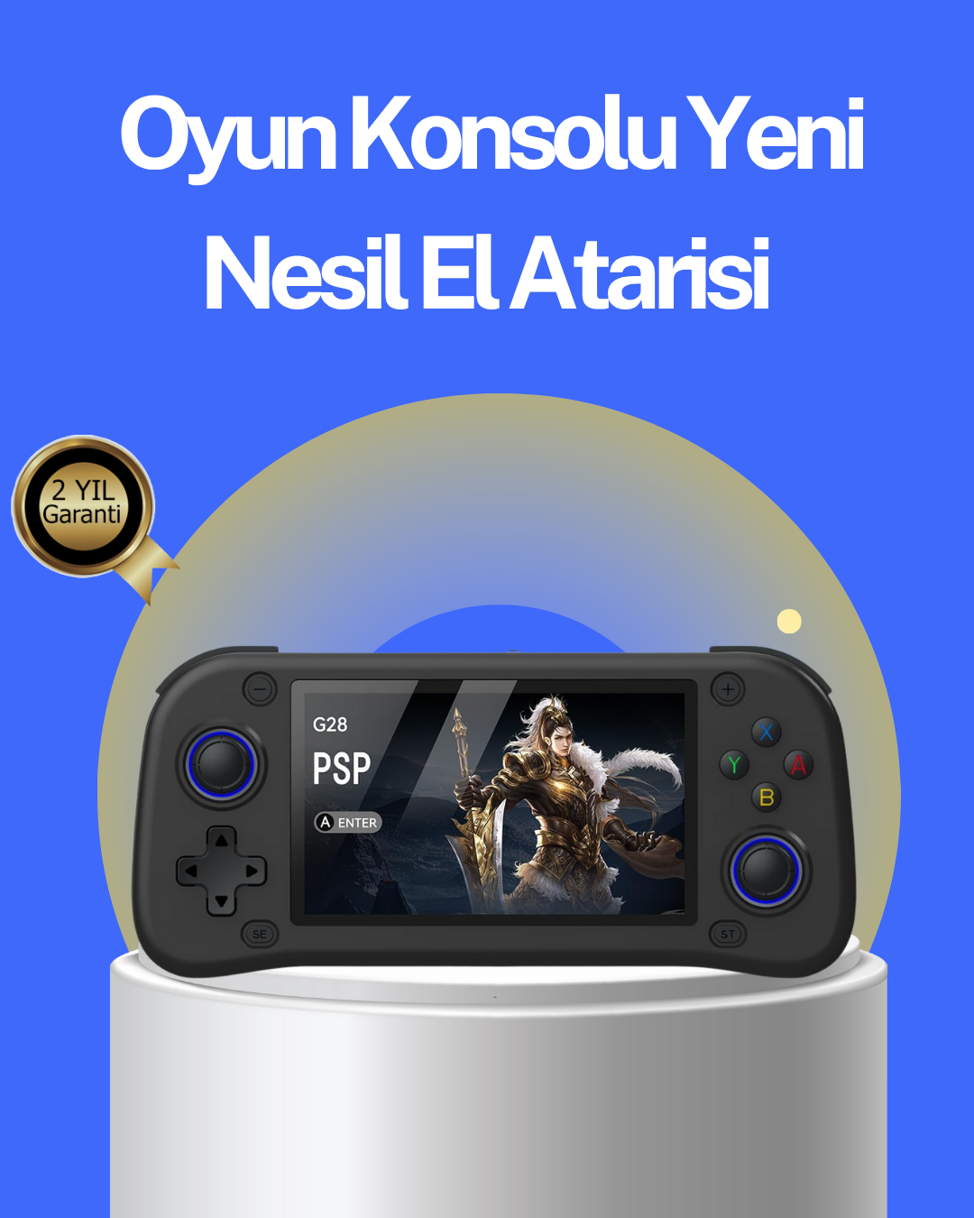 4.3” HD Ekranlı El Konsolu 64GB Hafıza Kartı ve 10000 Yüklü Oyun