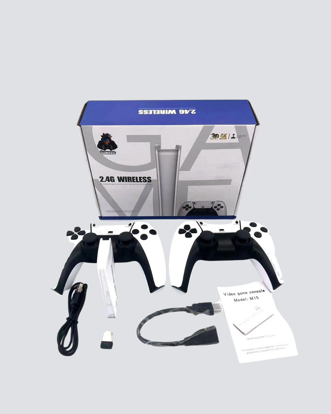 20.000 Yüklü Oyunlu Kablosuz Retro Oyun Konsolu 4K Destekli - Görsel 3