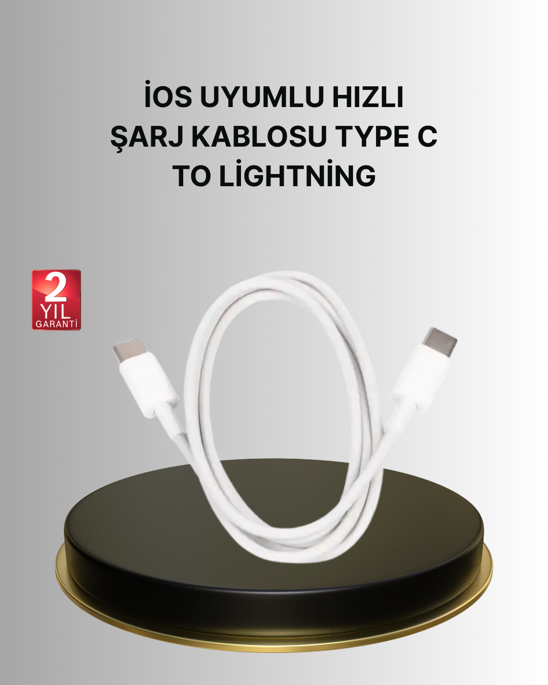 Yüksek Hızlı 30W 5.0A Type-C Kablo Şarj