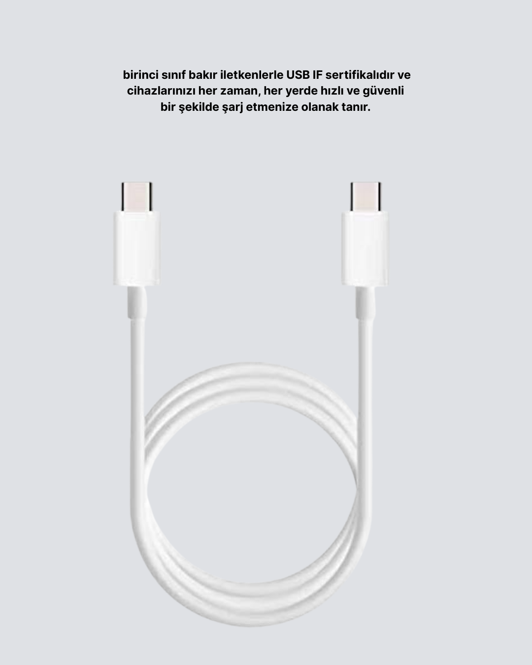 Yüksek Hızlı 30W 5.0A Type-C Kablo Şarj - Görsel 3