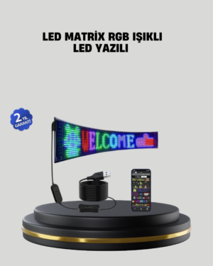 RGB LED Panel Renkli Işık Efektli Dekoratif Aydınlatma