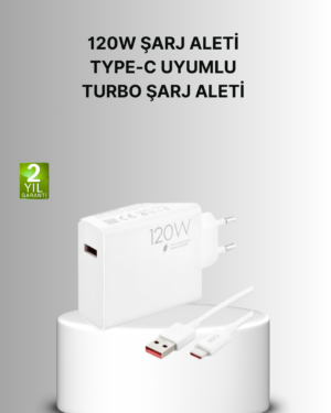 120W Mi Turbo Akıllı Tanıma Çipli Hızlı Şarj Cihazı Taşınabilir ve Dayanıklı