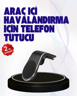 Güçlü Mıknatıslı Araç İçi Telefon Tutucu – Evrensel Uyum