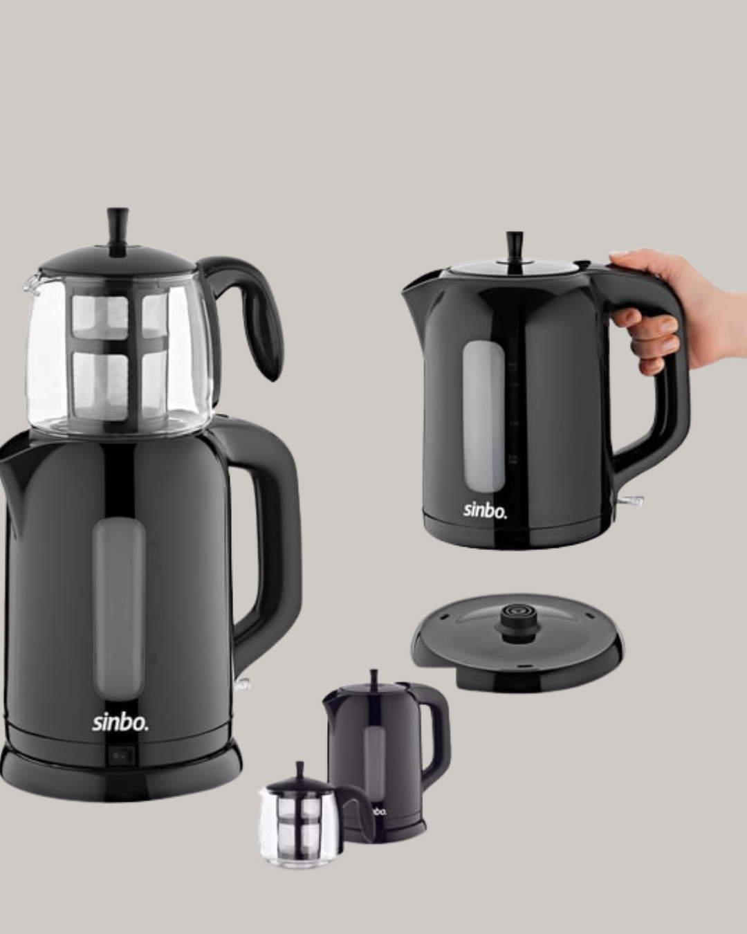 Sıcak Tutma Özellikli 2’si 1 Arada Çay Makinesi ve Su Isıtıcı - Görsel 5