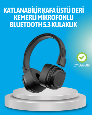 Deep Bass Destekli Kablosuz Katlanabilir Kulak Üstü Kulaklık