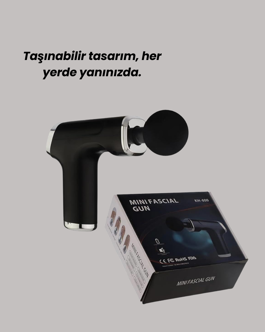 Sessiz Çalışan Taşınabilir Kas Masaj Aleti - Görsel 3