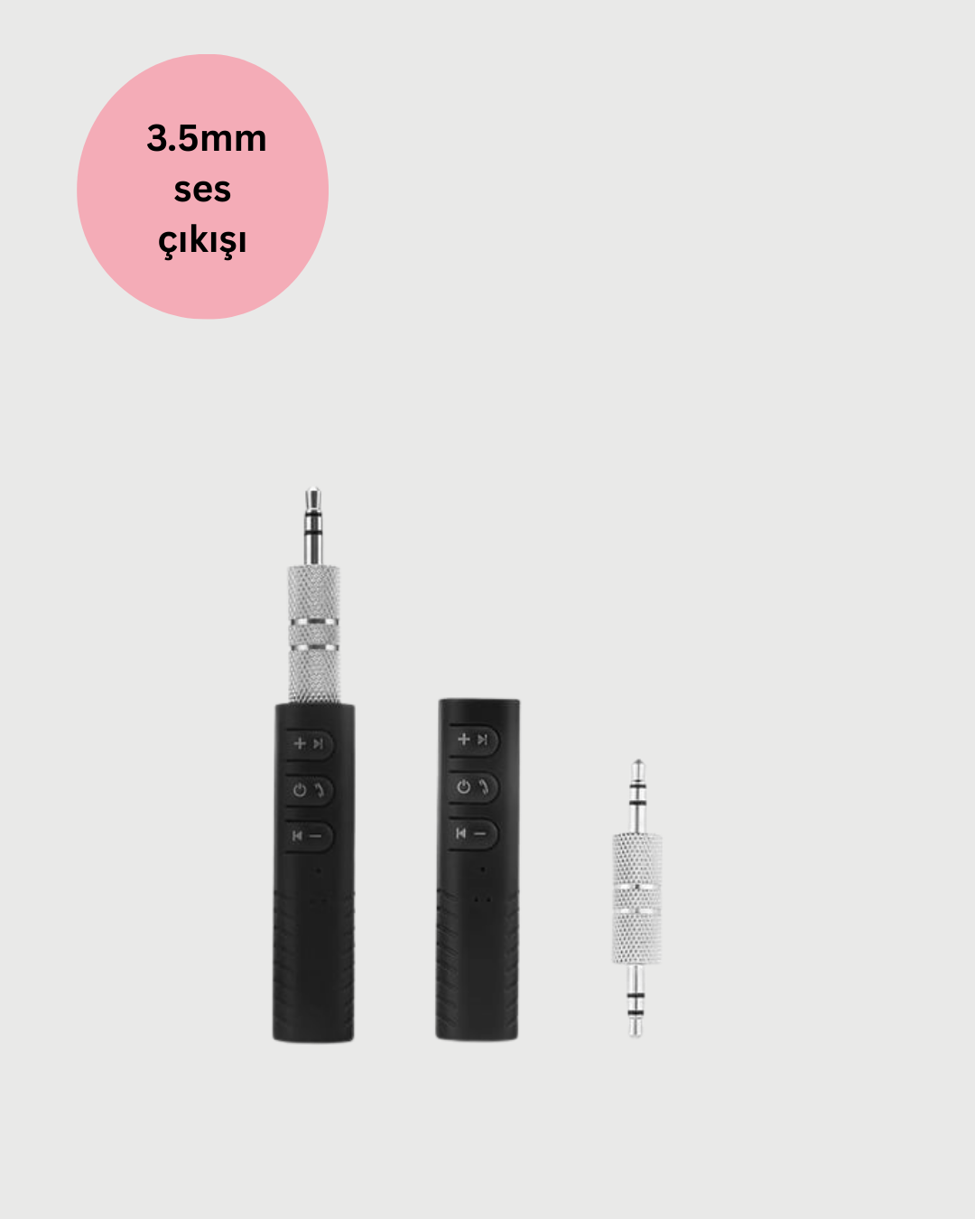 Hızlı Şarjlı Bluetooth Ses Alıcısı – Ev Araç ve Ofis İçin - Görsel 2