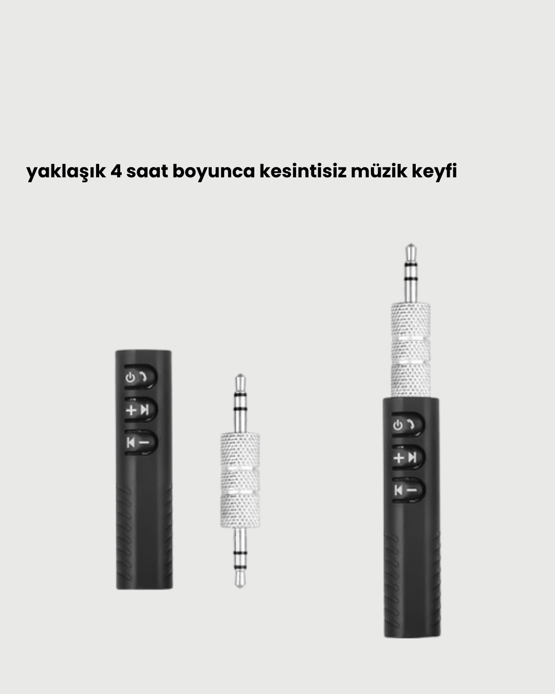 Hızlı Şarjlı Bluetooth Ses Alıcısı – Ev Araç ve Ofis İçin - Görsel 4