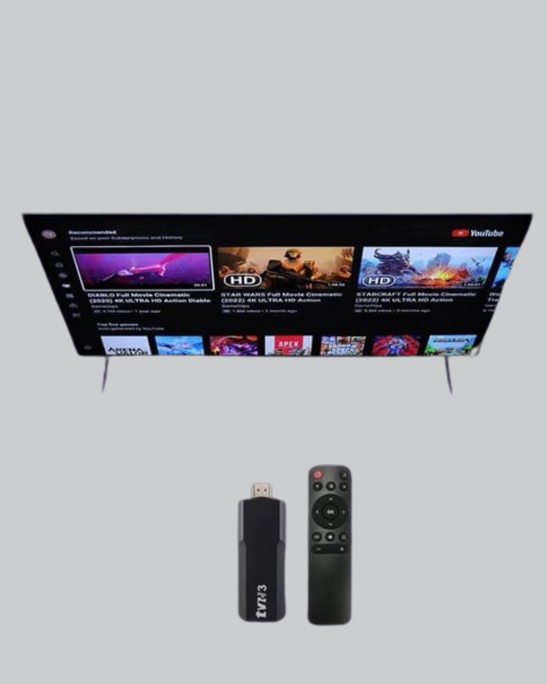 4K Ultra HD Android TV Stick – Tak Çalıştır Akıllı TV Cihazı - Görsel 4