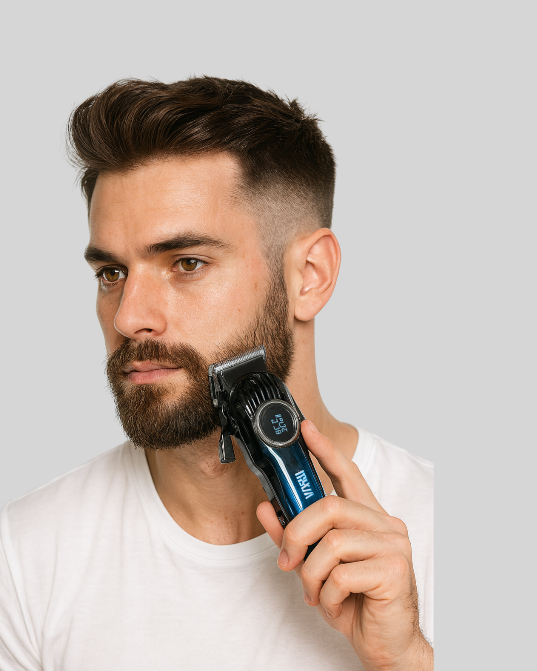 Uzun Çalışma Süreli LCD Göstergeli Saç Kesme Makinesi - Görsel 2