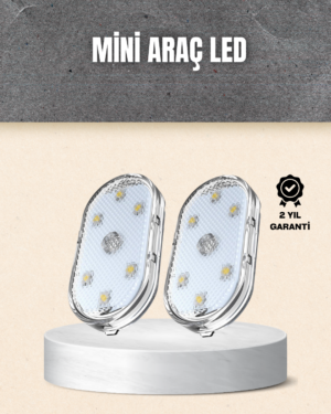 Taşınabilir Manyetik Mini LED Lamba 7 Renk Seçenekli