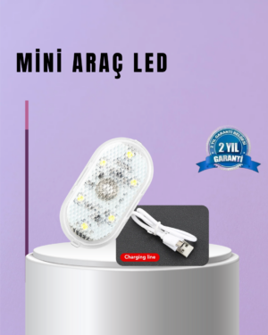 Araç İçi ve Ev Kullanımı İçin 7 Renkli Dekoratif LED Lamba