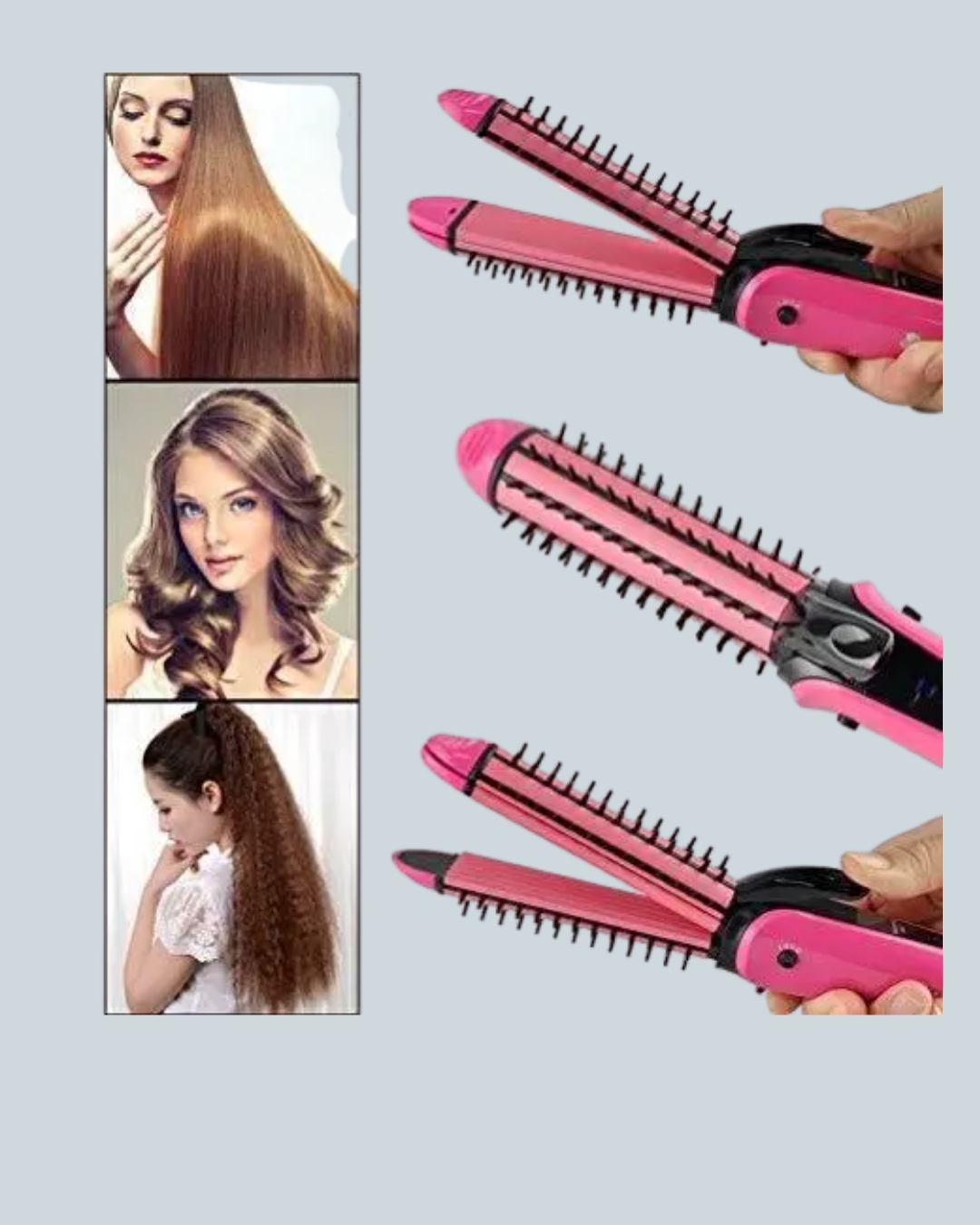 Profesyonel Saç Şekillendirici | Düzleştirici ve Maşa - Görsel 4