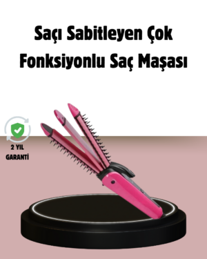 Saç Şekillendirici Maşa ve Düzleştirici 2’si 1 Arada