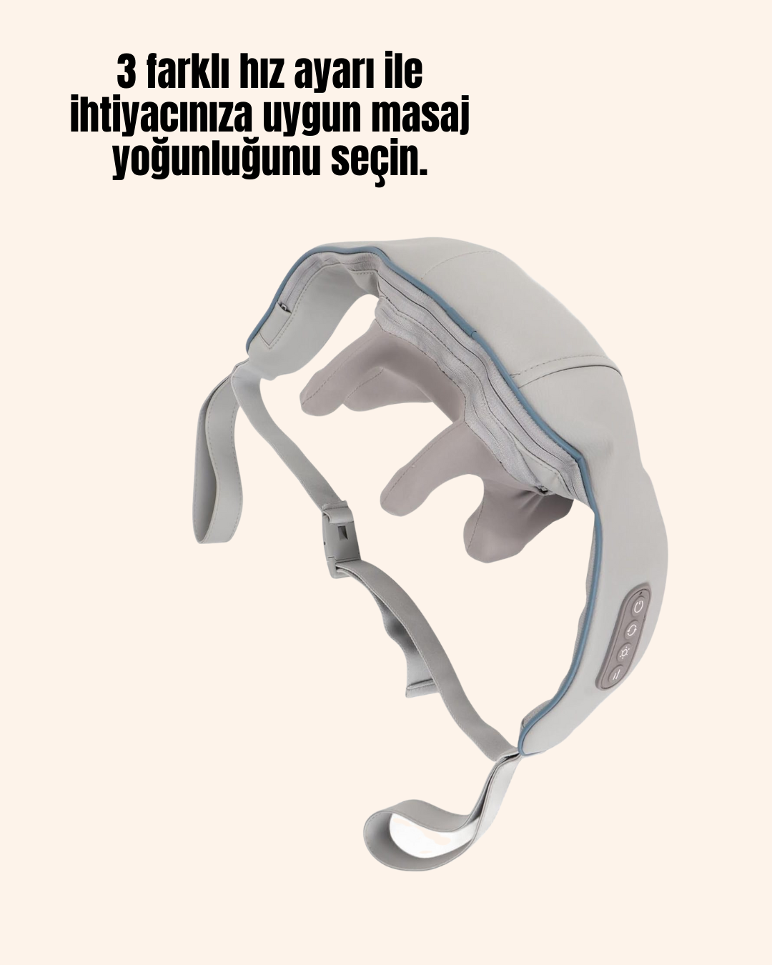 Şarjlı Boyun ve Omuz Masaj Aleti | 3D Yoğurma Teknolojisi - Görsel 2