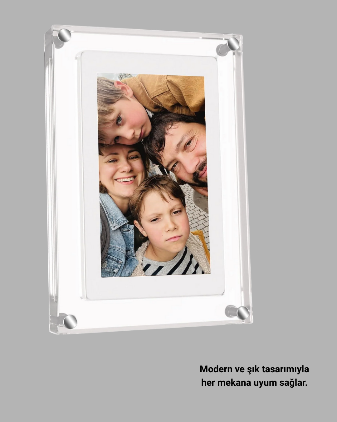 Geniş Görüş Açılı 7 İnç IPS Dijital Çerçeve – Gerçekçi Renkler ve Netlik - Görsel 3