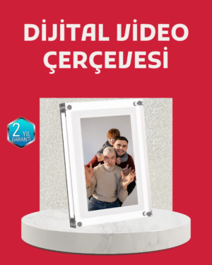 Kompakt Tasarımlı 7 İnç Dijital Fotoğraf Çerçevesi – Modern ve Şık Görünüm