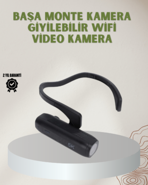 Eller Serbest Kullanım için Spor ve Vlog Kamerası