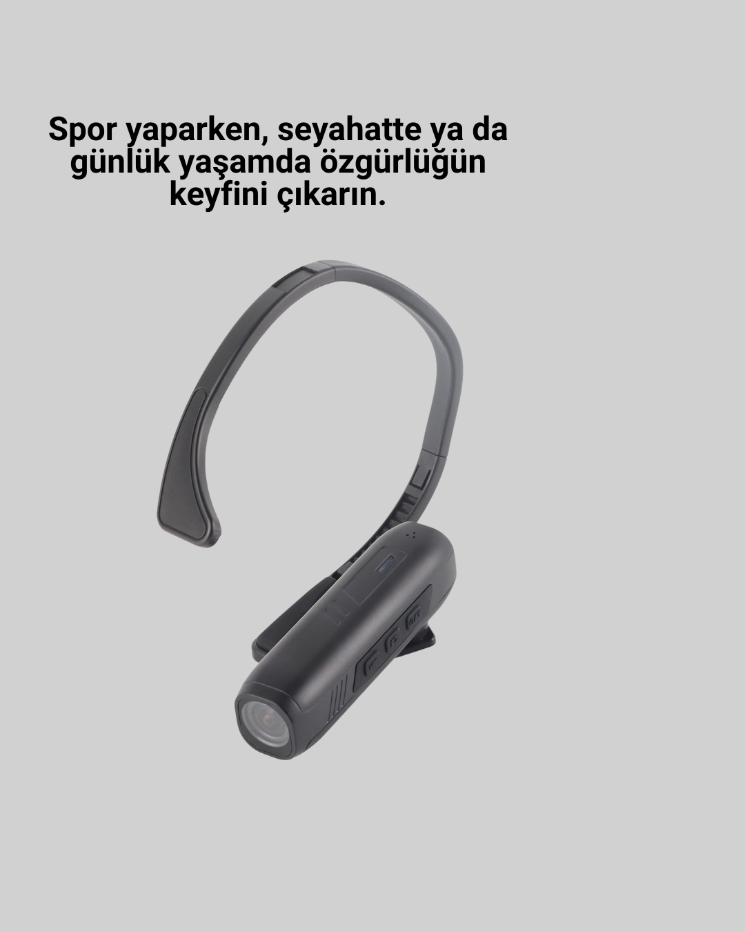 Başa Takılabilir 5K Spor ve Vlog Kamerası - Görsel 3