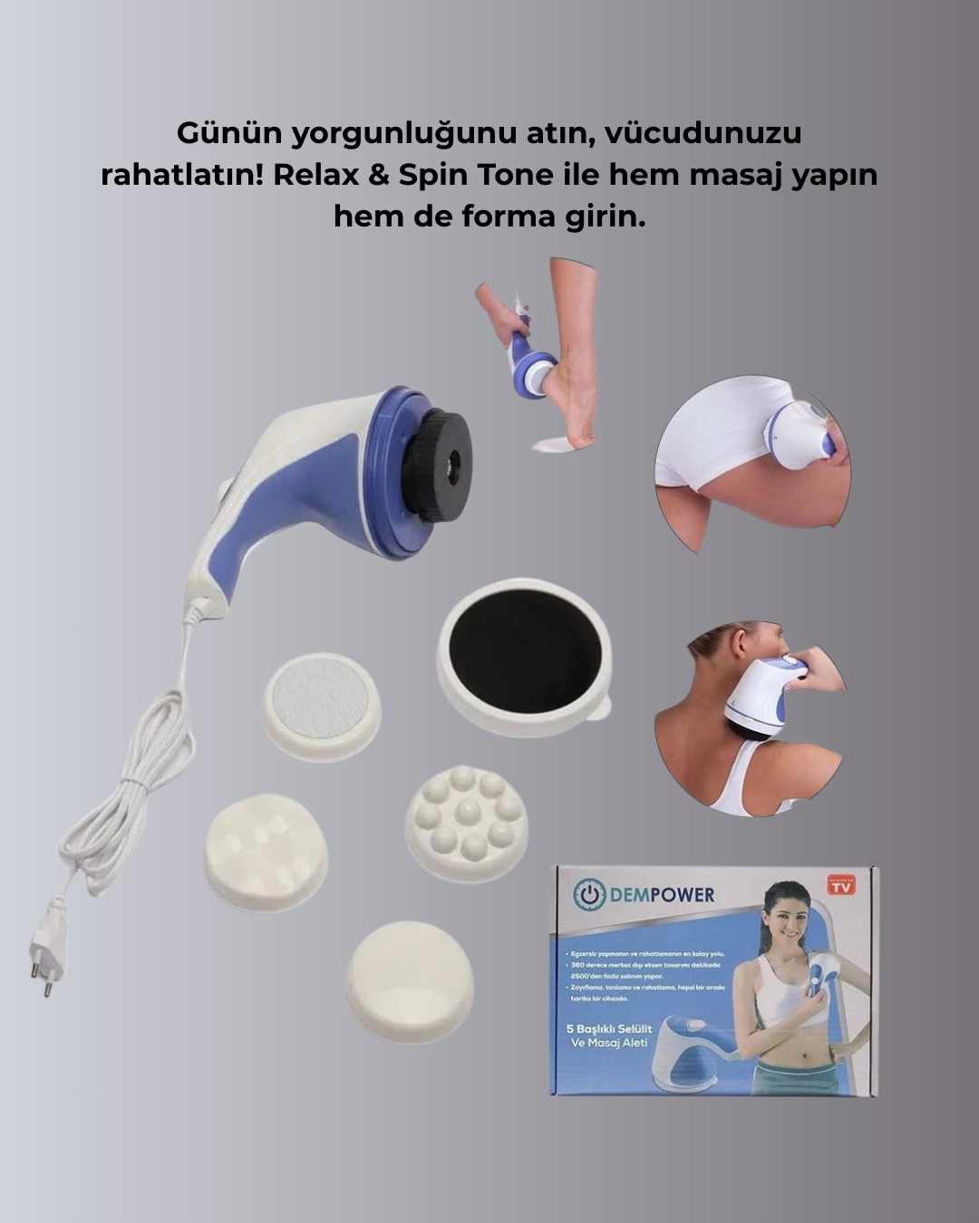 Selülit ve Sıkılaştırıcı Masaj Cihazı – Çok Fonksiyonlu - Görsel 2