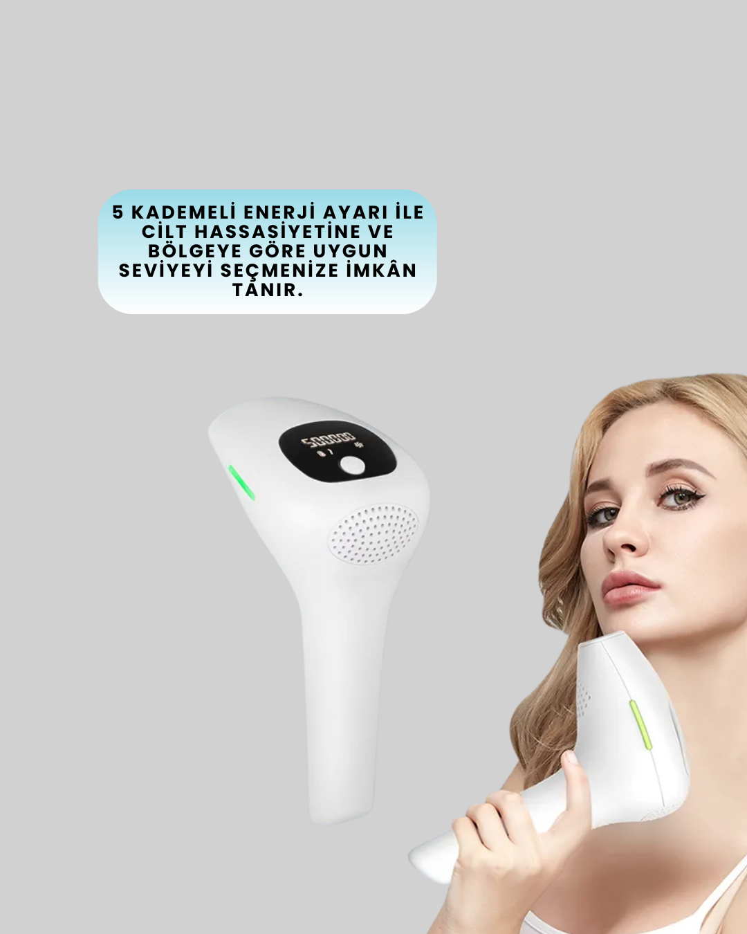 Hasuba HS-262 IPL Epilasyon Cihazı LCD Ekranlı 1M Flaş - Görsel 3