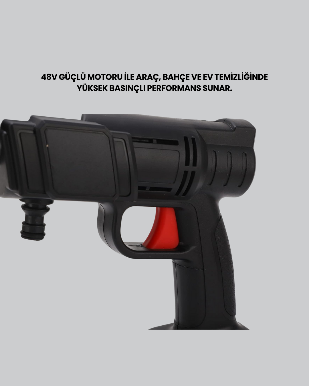 48V Şarjlı Basınçlı Yıkama Cihazı Köpük Hazneli 2025 Orijinal Model - Görsel 3