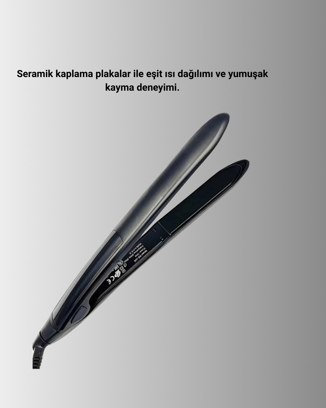 Isı Ayarlı 2025 Titanyum Kaplama Seramik Plakalı Saç Düzleştirici A Kalite Orijinal - Görsel 5