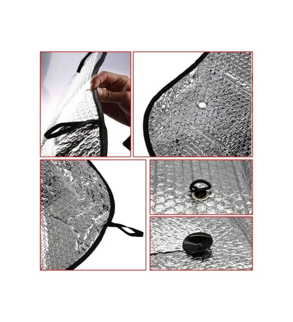 Katlanabilir Oto Ön Cam Güneşlik Isı Önleyici Araç Perdesi Toyota Corolla Fiat Egea Nissan Qashqai Volkswagen Passat - Görsel 4