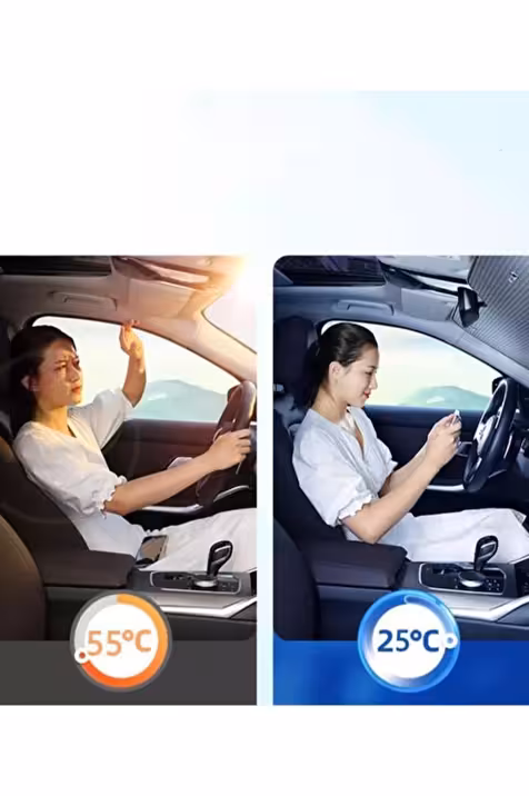 Katlanabilir Araç Ön Cam Güneşlik Isı ve Işık Önleyici Honda Civic Peugeot 3008 Volkswagen Passat Nissan Qashqai - Görsel 2