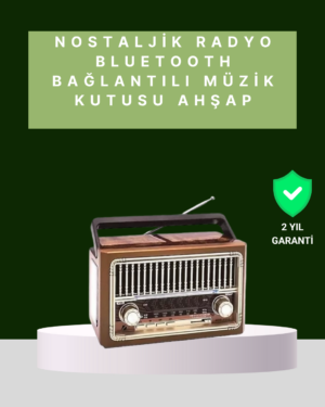 Kablosuz Bluetooth Hoparlör ve FM Radyo