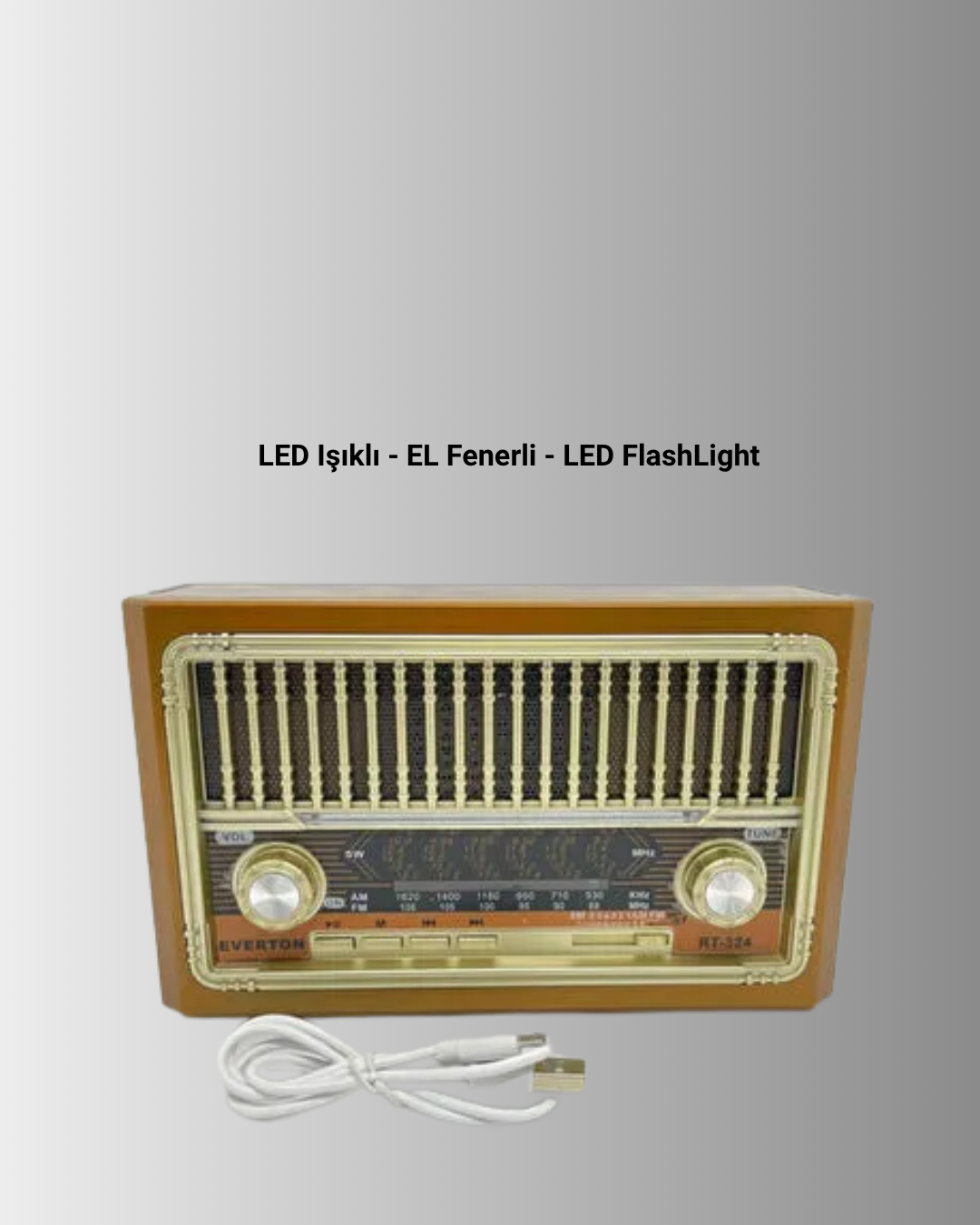 Kablosuz Bluetooth Hoparlör ve FM Radyo - Görsel 5