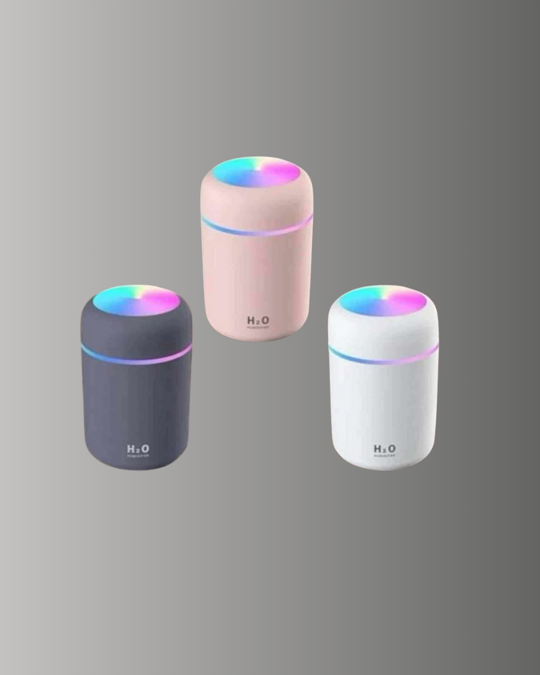 Taşınabilir Hava Nemlendirici – Renkli Işık ve USB Bağlantı - Görsel 5