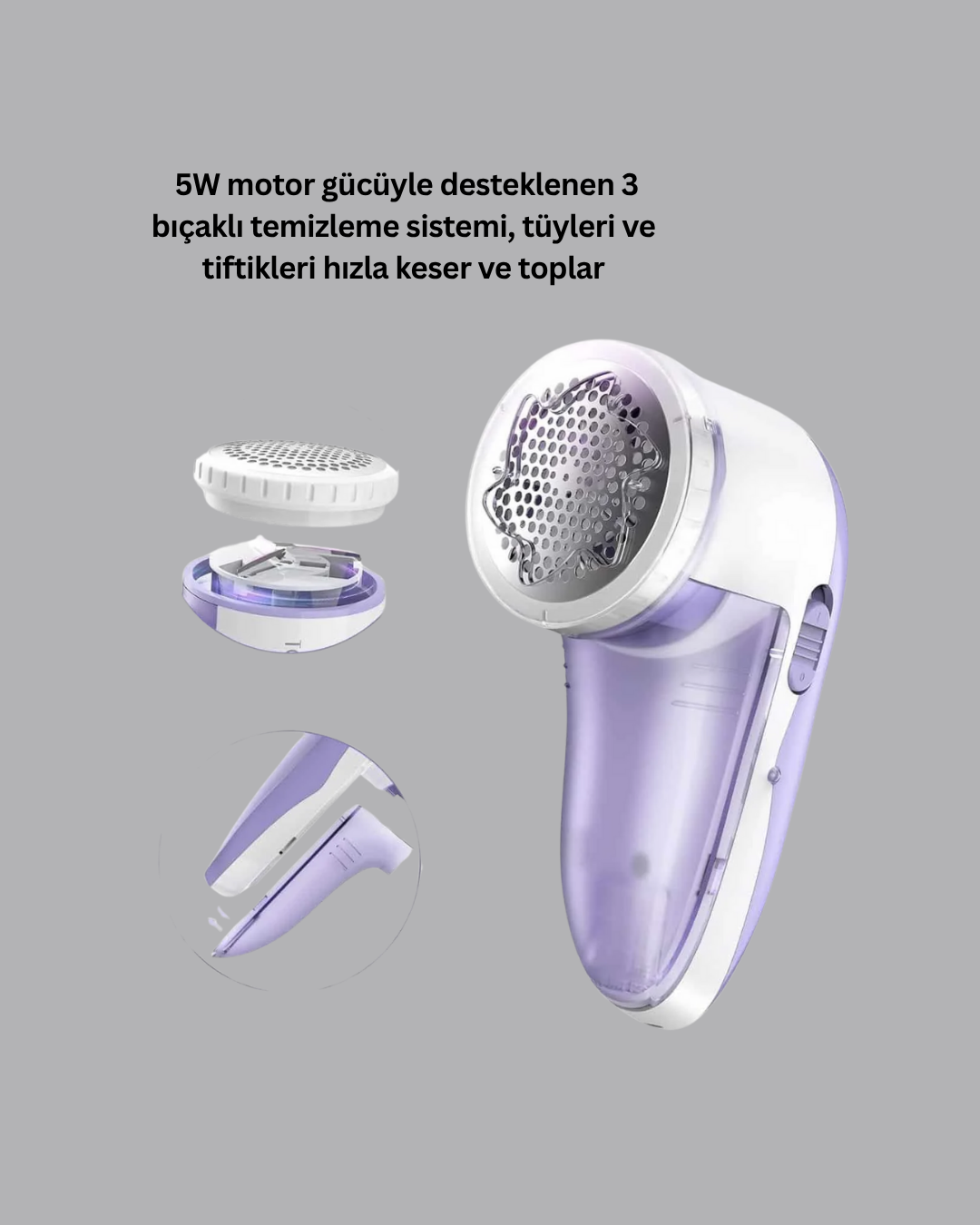 Taşınabilir Tiftik Temizleme Makinesi – Ergonomik Tasarım - Görsel 2