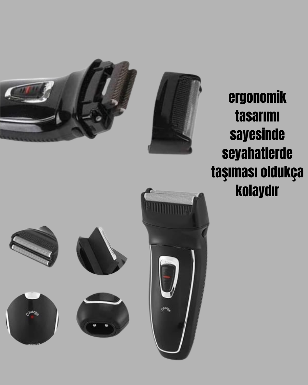 Erkekler İçin Folyo Başlıklı Tıraş Makinesi - Görsel 3