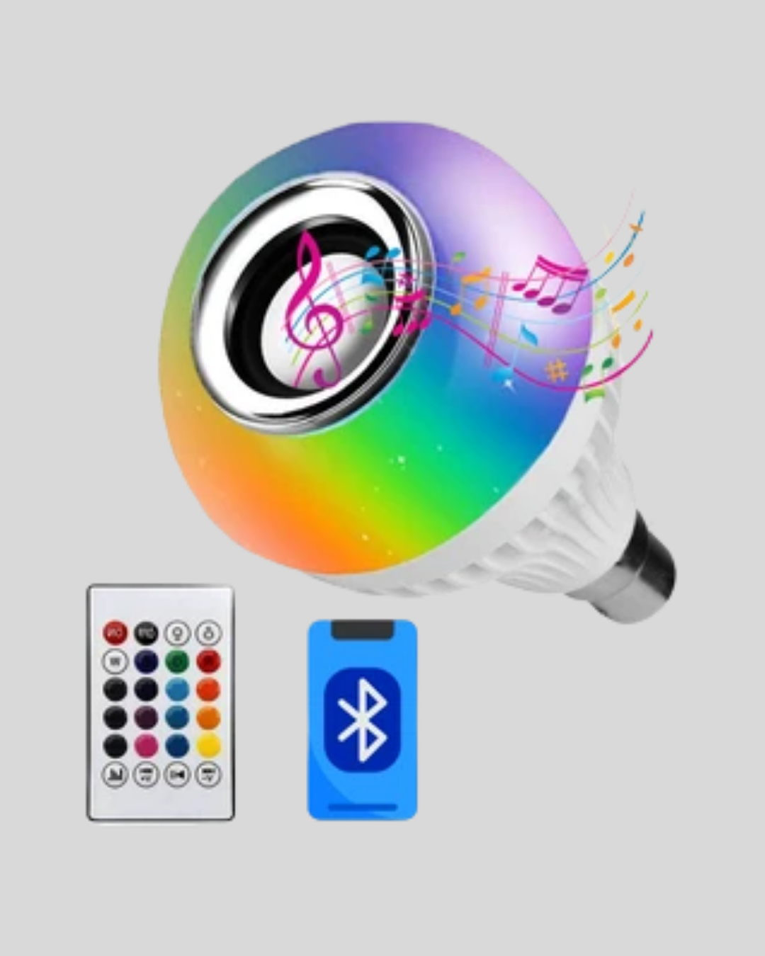 Bluetooth Bağlantılı RGB LED Ampul – Şık ve Fonksiyonel - Görsel 2