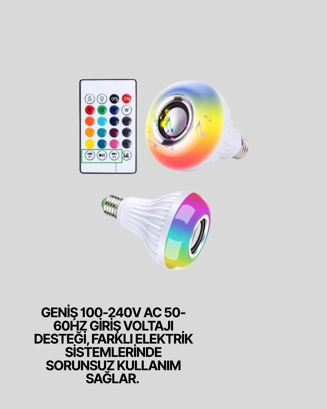 Bluetooth Bağlantılı RGB LED Ampul – Şık ve Fonksiyonel - Görsel 5