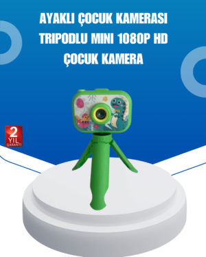 Kreatif Vlog Kamerası – 3-12 Yaş İçin Güvenli ve Renkli Tasarım