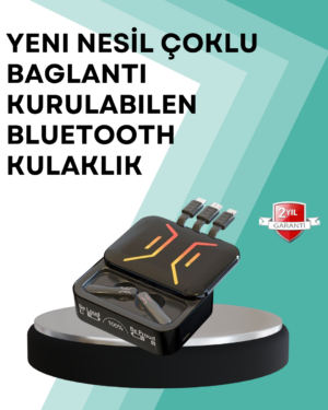 Şarj Kutulu Bluetooth Kulaklık – 2 Saatte Tam Şarj