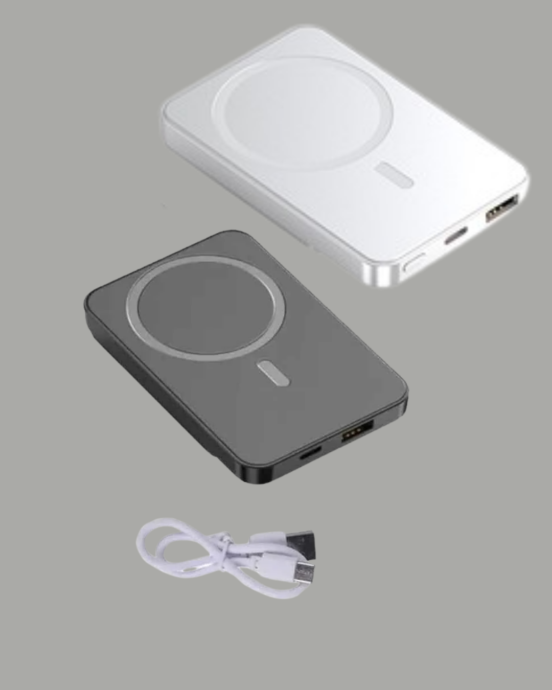 20W PD ve 15W Manyetik Kablosuz Şarj Destekli Taşınabilir Powerbank - Görsel 5