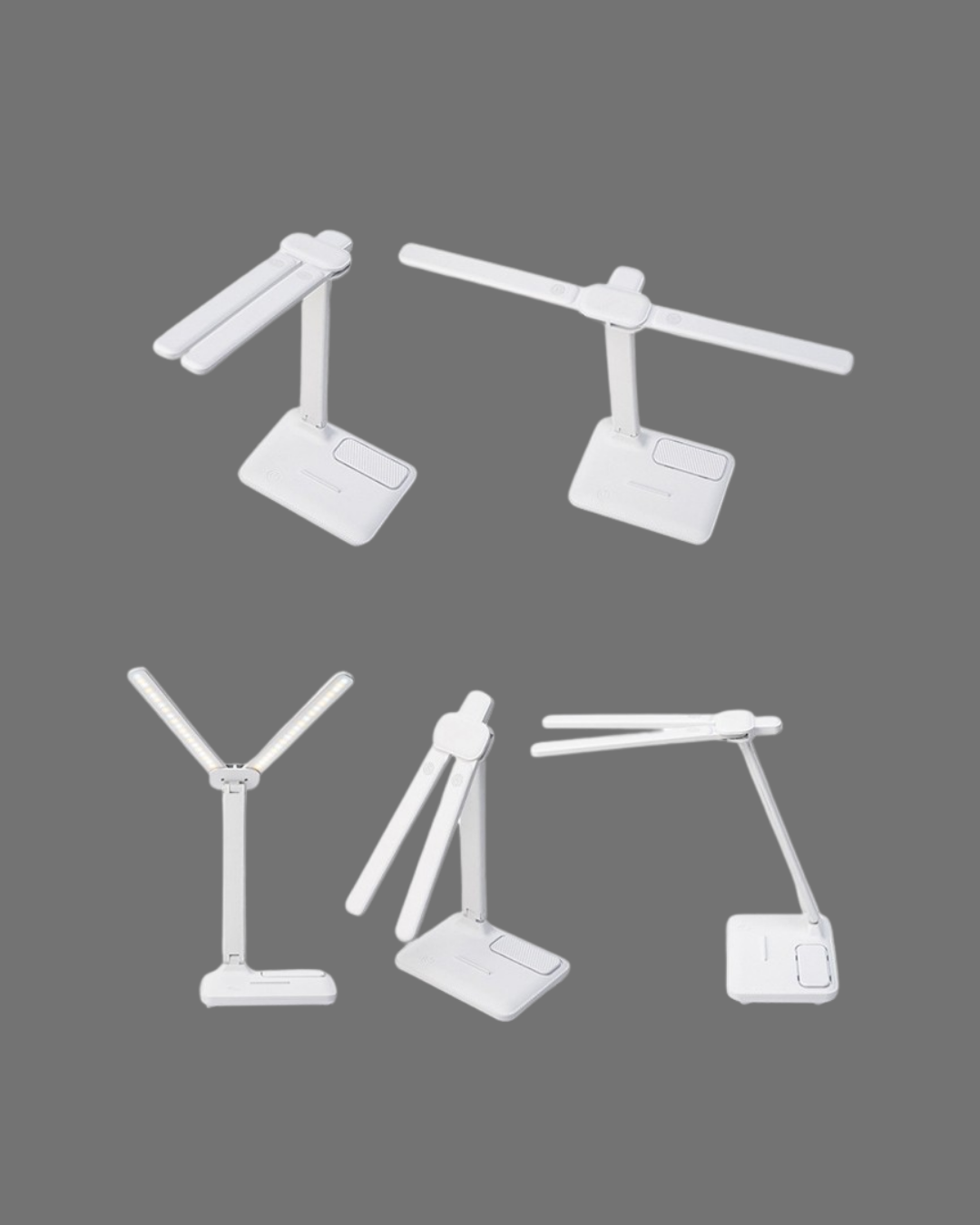 Ayarlanabilir Kısılabilir LED Masa Lambası | Entegre Kalemlik ve Telefon Tutucu Özellikli - Görsel 3