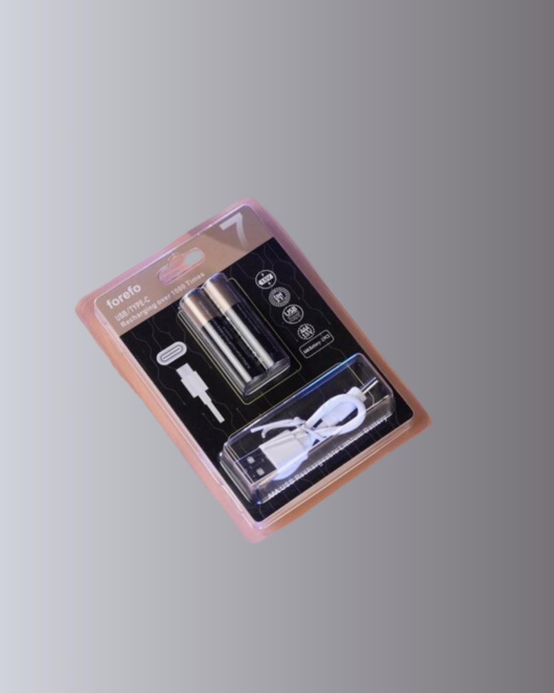 AAA Boyutunda USB Şarjlı Pil – Kompakt Tasarım Geniş Uyumluluk - Görsel 2