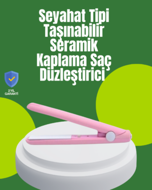 Yüzer Plakalı Kompakt Bukle Maşası – Elastik Tutuculu Saç Dostu Profesyonel Tasarım