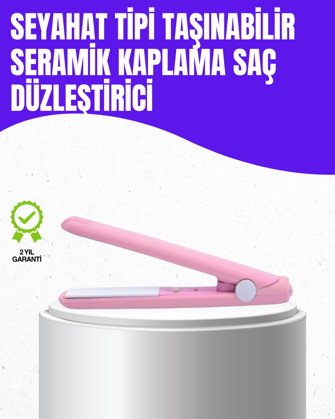 Otomatik Güç Ayarlı Yaylı Sistemli Kısa Saç Kıvırıcı – Çekmeden ve Kırmadan Şekillendirme