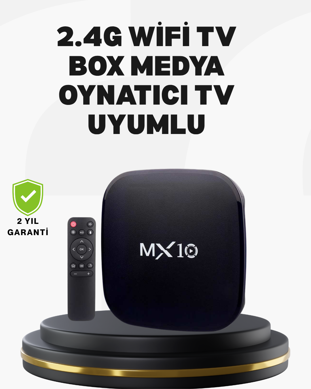 Android Tabanlı Akıllı Medya Oynatıcı – 4 Çekirdekli İşlemci Ekran Yansıtmalı