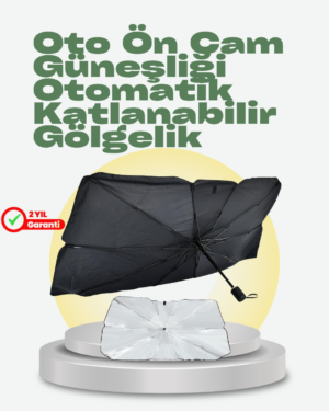 Katlanabilir Oto Güneşlik – Pratik Dayanıklı UV Koruyucu Tasarım