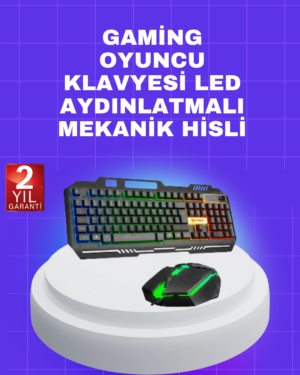 Gaming Klavye Mouse – Çatışmasız Tuş Hızlı Tepki Süresi