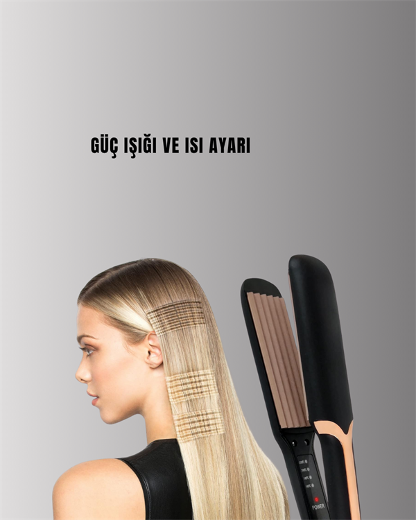 DEMPOWER DP-134 Saç Tost Makinesi – Kolay Kullanım Hızlı Sonuç Uzun Süre Kalıcılık - Görsel 4