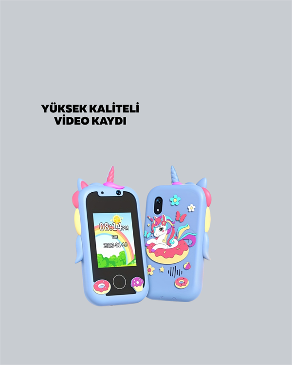 ABS + Silikon Gövdeli Dayanıklı Çocuk Kamerası – Güvenli Malzeme Şok Emici Tasarım - Görsel 2