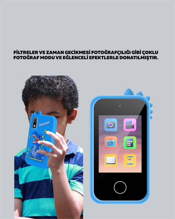 Çocuklara Özel Dijital Kamera – Yaratıcı Fotoğraf Modları ve Eğlenceli Efektlerle Eğitici Deneyim - Görsel 5