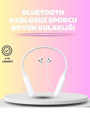 Boyun Askılı Kulaklık – 100 Saat Kullanım Süresi Ergonomik Tasarım